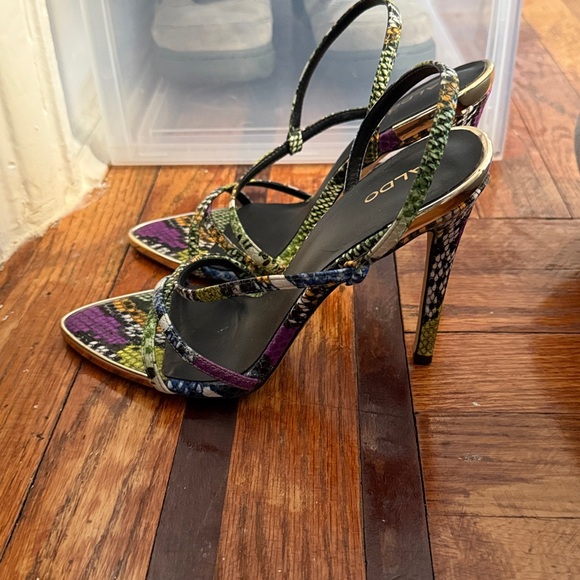 ALDO Vibrant Strappy Heels - Picture 2 of 4